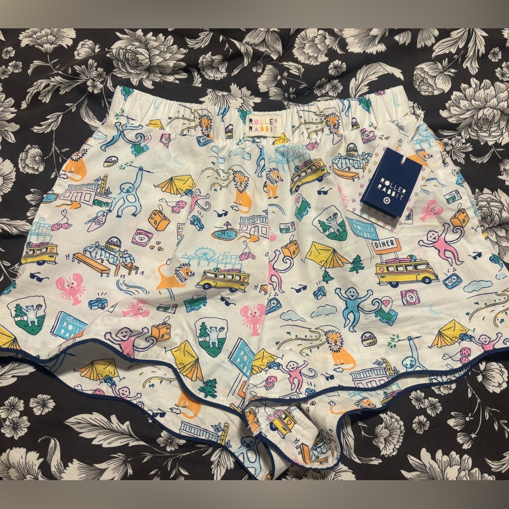 Roller Rabbit x Target  “roadtrip”pajama shorts SMALL